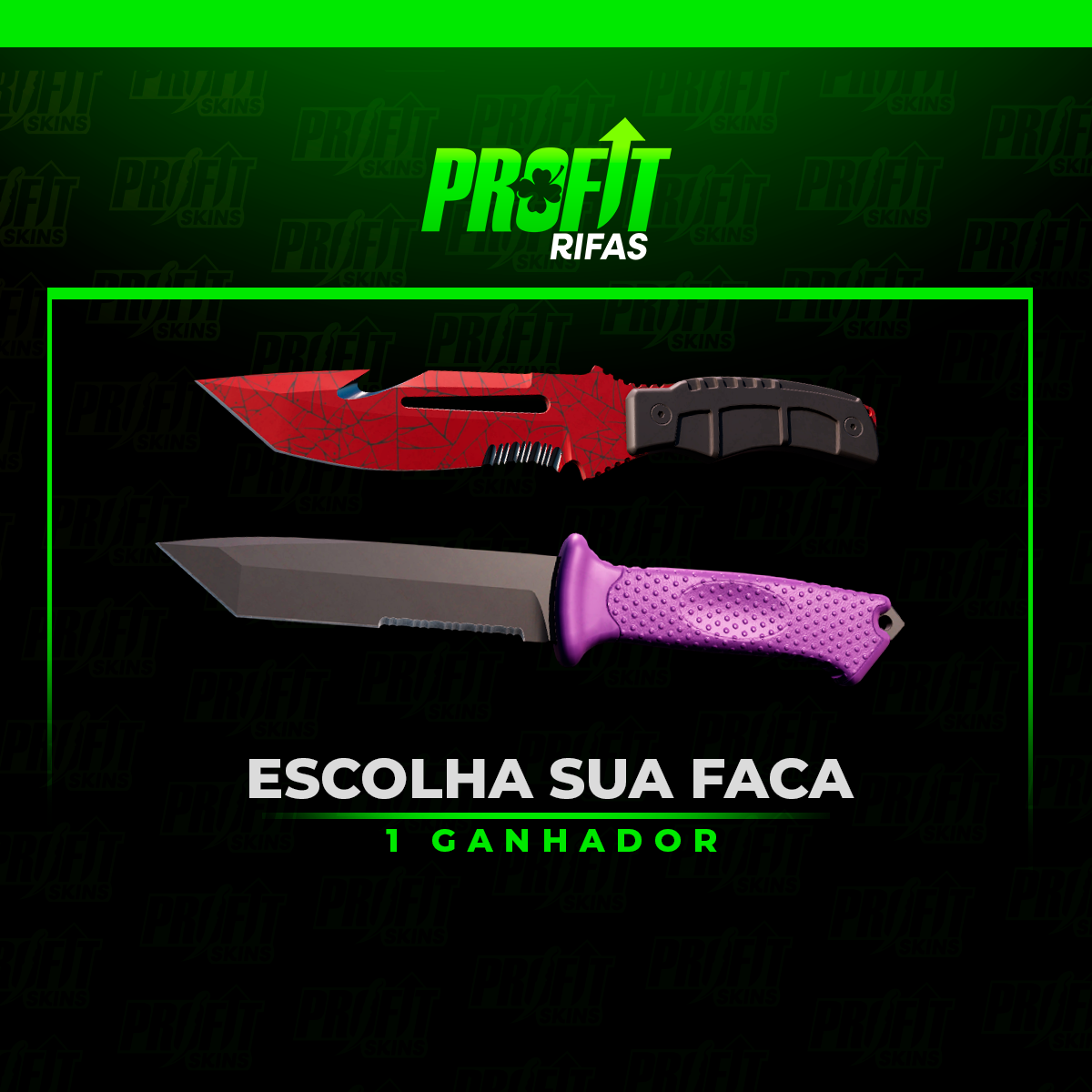 ESCOLHA SUA FACA 🔥
